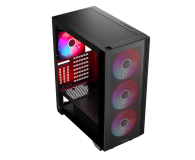 MODECOM MISTRAL ARGB FLOW MIDI USB 3.0x2 Czarna AT-MISTRAL-MG-10-00ARGB-0002 - 1213342 - zdjęcie 2